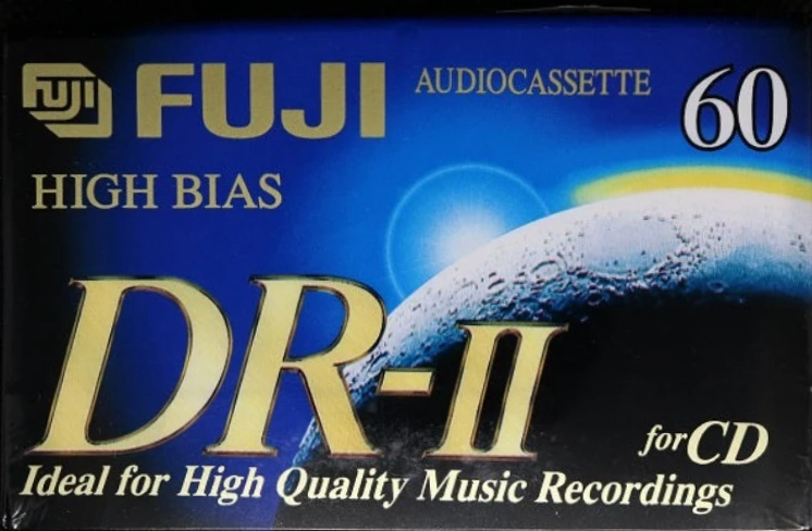 Compact Cassette Fuji DR-II 60 Type II Chrome 1995 North America