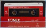 Compact Cassette Fonex HP I 60 Type I Normal Turkey