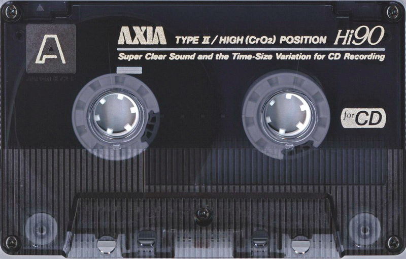 Compact Cassette AXIA Hi 90 Type II Chrome 1990 Japan