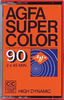 Compact Cassette AGFA SUPER COLOR 90 Type I Normal 1975 Europe