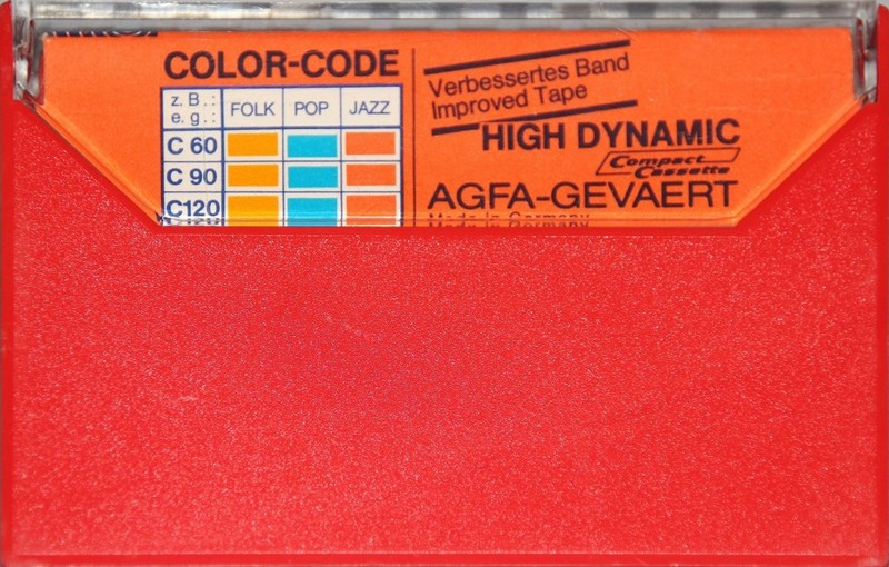 Compact Cassette AGFA SUPER COLOR 90 Type I Normal 1975 Europe