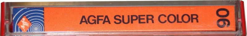Compact Cassette AGFA SUPER COLOR 90 Type I Normal 1975 Europe