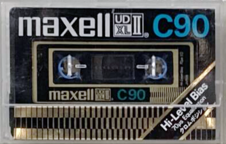Compact Cassette Maxell UD XLII 90 Type II Chrome 1977 Japan