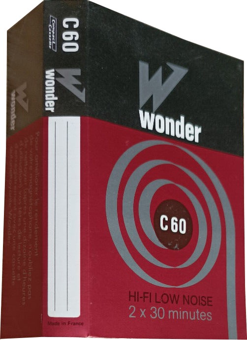 Compact Cassette Wonder 60 Type I Normal 1975 France