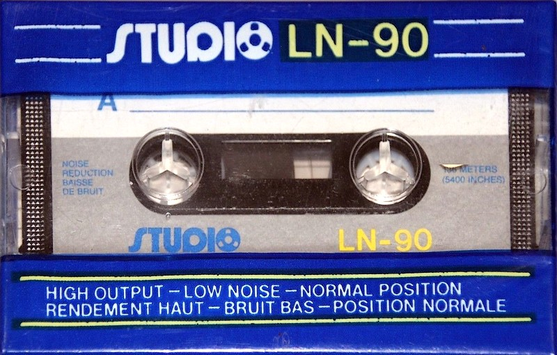 Compact Cassette Studio LN 90 Type I Normal 1988 Canada