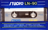 Compact Cassette Studio LN 90 Type I Normal 1988 Canada