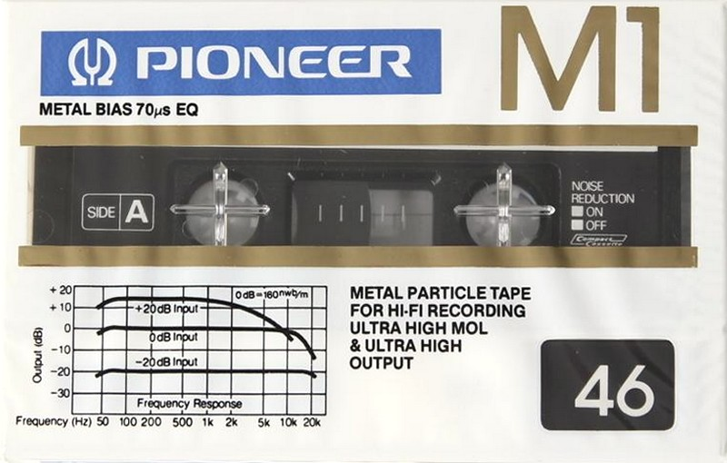 Compact Cassette Pioneer M1 46 Type IV Metal 1981 Japan