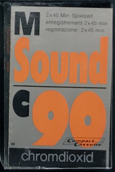 Compact Cassette M Sound 90 Type II Chrome 1976 Europe