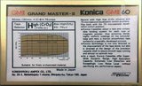 Compact Cassette Konica GM-II 60 "Grand Master II" Type II Chrome 1984 USA