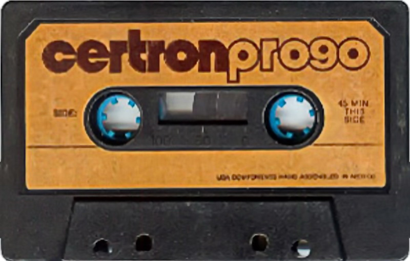 Compact Cassette Certron Pro 90 Type I Normal 1972 Mexico