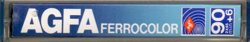 Compact Cassette AGFA Ferrocolor 90+6 Type I Normal 1979 Europe