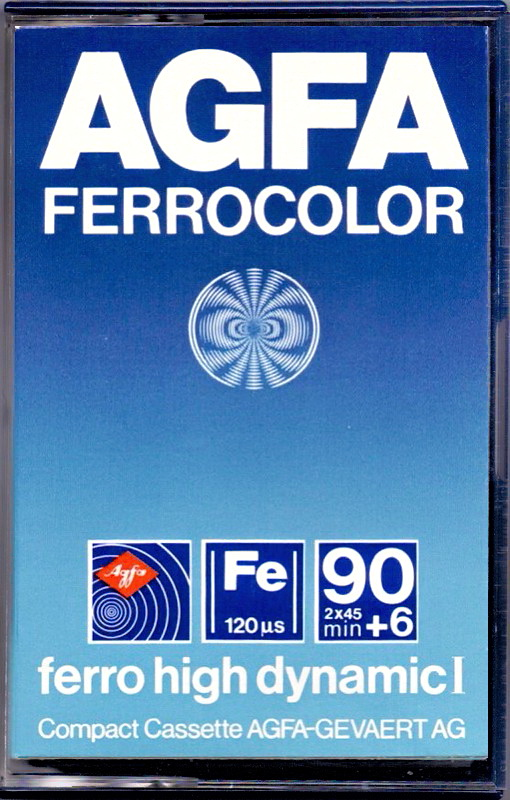 Compact Cassette AGFA Ferrocolor 90+6 Type I Normal 1979 Europe