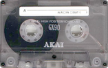 Compact Cassette Akai GX 90 Type II Chrome 1991 Europe