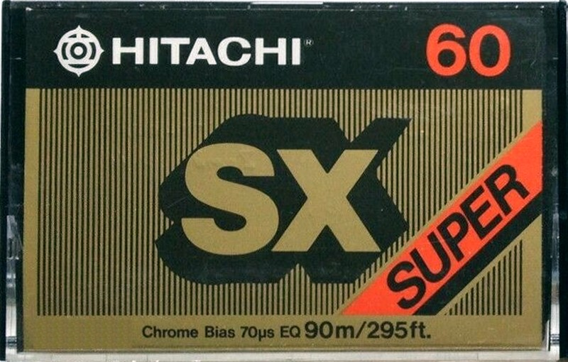 Compact Cassette Hitachi SX 60 Type II Chrome 1981 Europe