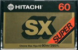Compact Cassette Hitachi SX 60 Type II Chrome 1981 Europe