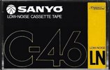 Compact Cassette Sanyo LN 46 Type I Normal 1978 Japan