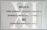Compact Cassette Sony XI 90 Type I Normal 1991 Japan