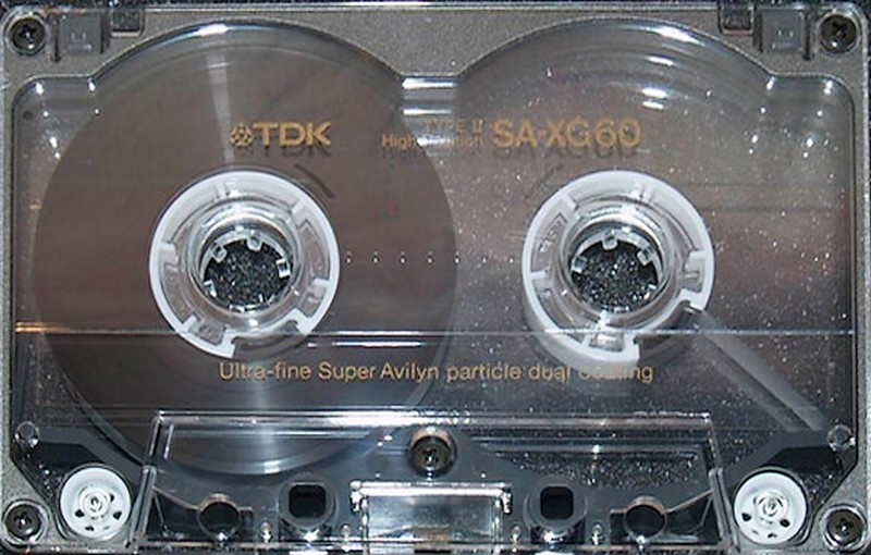 Compact Cassette TDK SA-XG 60 Type II Chrome 1986 North America