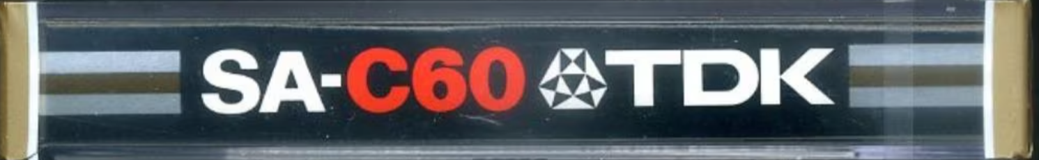 Compact Cassette TDK SA 60 Type II Chrome 1979 Australia, Europe