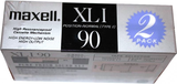2 pack Maxell XLI 90 Type I Normal 1988 Japan