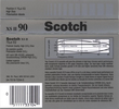 Compact Cassette Scotch XS II 90 Type II Chrome 1987 Worldwide