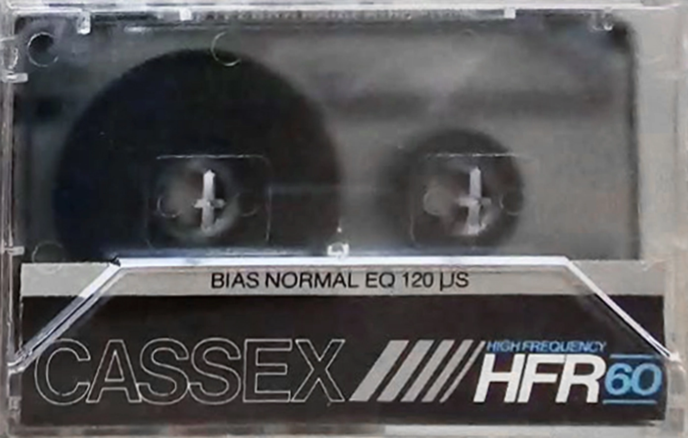 Compact Cassette Cassex HFR 60 Type I Normal Turkey