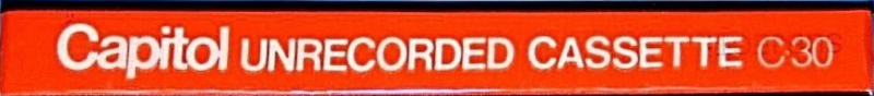 Compact Cassette Capitol Psychedelic Sky 30 Type I Normal 1970 USA