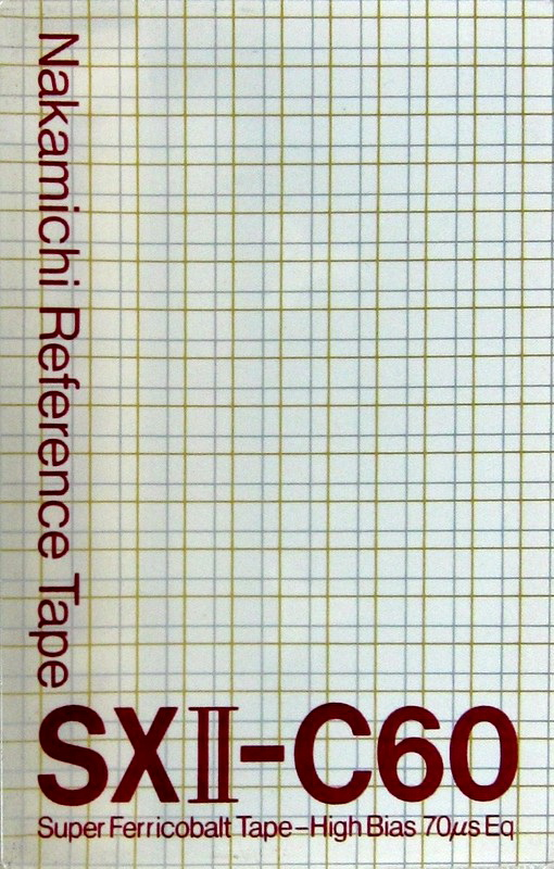 Compact Cassette Nakamichi SX II 60 Type II Chrome 1983 Worldwide