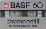Compact Cassette BASF Chromdioxid II 60 Type II Chrome 1982 Europe
