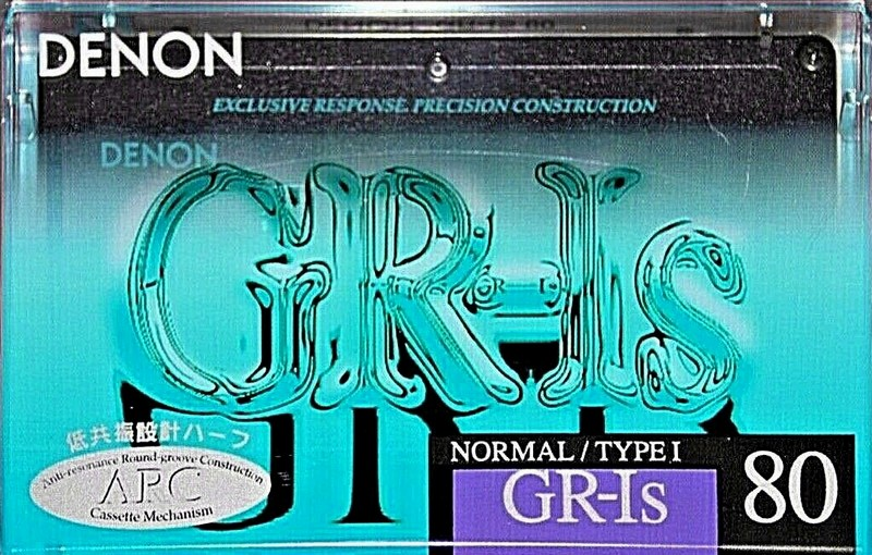 Compact Cassette Denon GR-Is 80 Type I Normal 1992 Japan