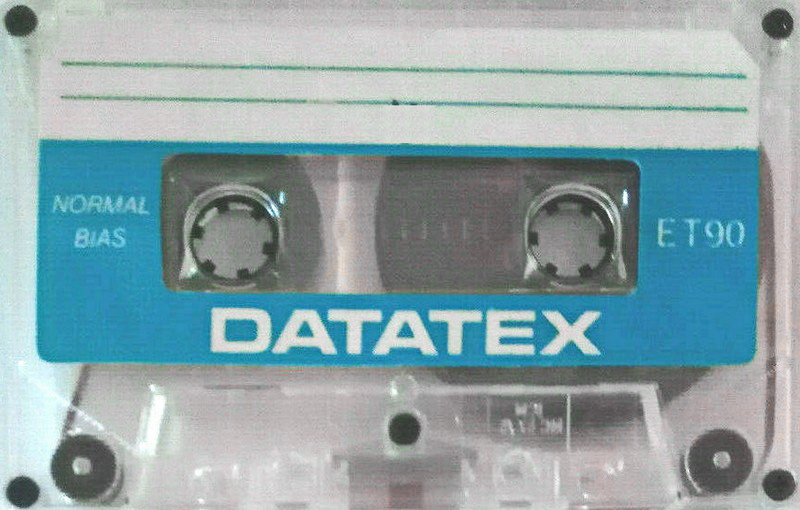 Compact Cassette Datatex ET 90 Type I Normal Italy