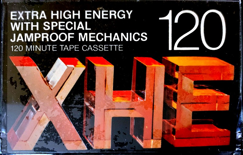 Compact Cassette Audio Magnetics XHE 120 Type I Normal 1972 USA