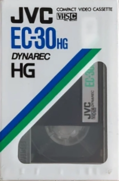VHS-C (VHS Compact) JVC EHG 30 Type I Normal Europe