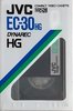 VHS-C (VHS Compact) JVC EHG 30 Type I Normal Europe