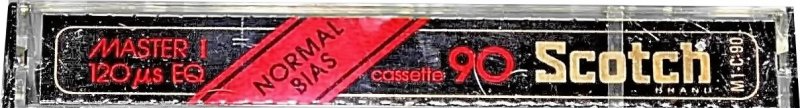 Compact Cassette Scotch Master I 90 Type I Normal 1977 USA