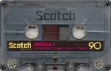 Compact Cassette Scotch Master I 90 Type I Normal 1977 USA