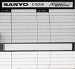 Compact Cassette Sanyo LN 60 "LN P" Type I Normal 1976 Japan