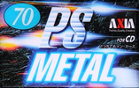 Compact Cassette AXIA PS-Metal 70 "PSMJ 70" Type IV Metal 1997 Japan