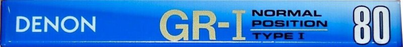 Compact Cassette Denon GR-I 80 "GR-1 80U" Type I Normal 1994 Japan