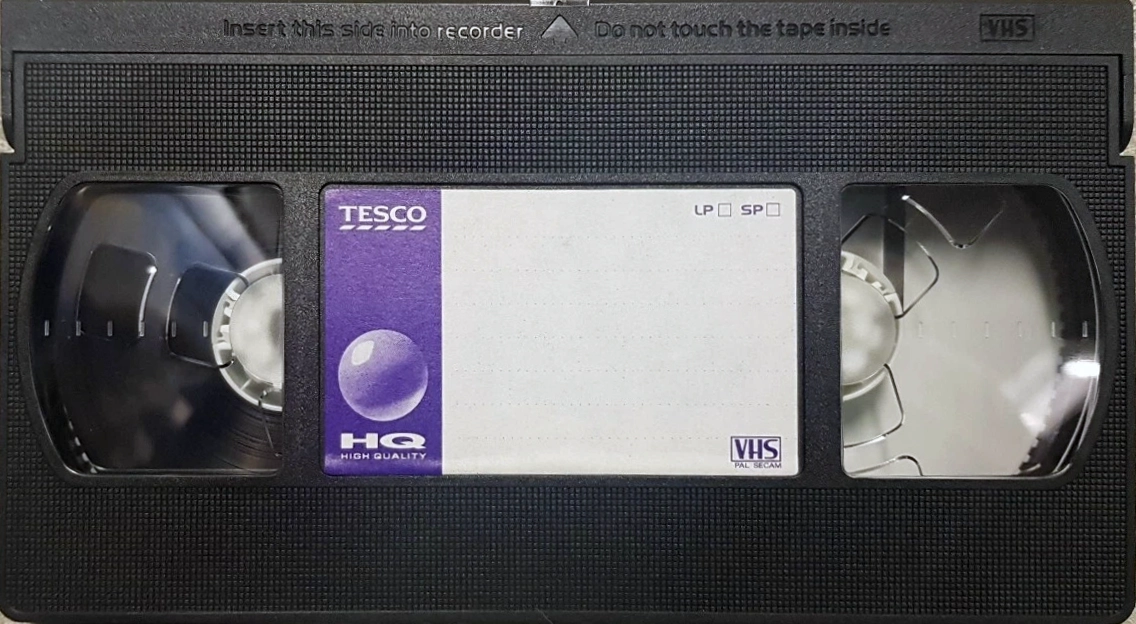 VHS, Video Home System Tesco 180 Type I Normal 1998 Europe