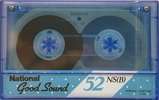Compact Cassette National NS 52 "RT-52NS (B)" Type I Normal 1985 Japan