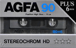 Compact Cassette AGFA Stereochrom HD 90+6 Type II Chrome 1985 Europe