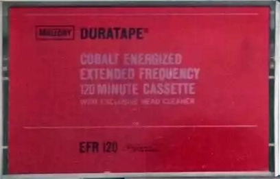Compact Cassette Mallory EFR 120 Type I Normal 1970 USA