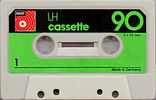 Compact Cassette BASF LH 90 Type I Normal 1973 Europe