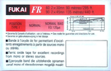 Compact Cassette Fukai FR 60 Type I Normal Europe