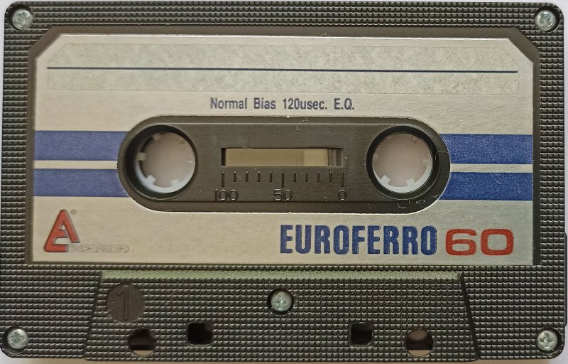 Compact Cassette EuroAudio 60 "EUROFERRO" Type I Normal 1984 Europe