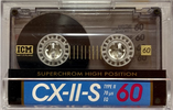 Compact Cassette ICM CX-II-S 60 Type II Chrome 1990 Europe