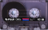 Compact Cassette Fuji DR-Ix 90 Type I Normal 1992 Europe