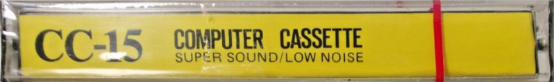 Compact Cassette No Name 15 "CC-15 C-15-X" Computer Cassette Unknown Country