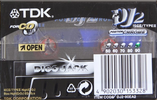 2 pack TDK DJ2 Disc Jack 90 "DJ2-90EA2" Type II Chrome 1997 Europe